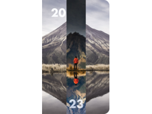 Ημερολόγιο εβδομαδιαίο "Silhouette"_A 7x10.5cm 2023 με σκληρό εξώφυλλο